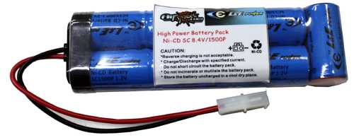 AirSplat 8.4V 1500mAh NiCD Large Battery