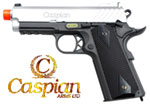 WE Caspian Arms 1911Tac 5.1 Compact Gas Blow Back Airsoft Pistol - Two Tone