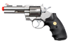 UHC 937S Spring Airsoft Revolver - 4" Barrel Silver