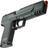 UHC 956BH Compensated Airsoft Pistol - Black