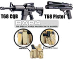 T68 Special Force Paintball Package with Marker