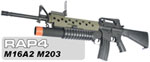 RAP4 M16A2 M203 Paintball Machine Gun