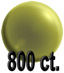 NEW  .43 Cal 800c Bottled Clear Paintballs