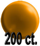 NEW  .43 Cal 200c Bottled Paintballs (Orange)