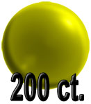 NEW  .43 Cal 200c Bottled Paintballs (Yellow)