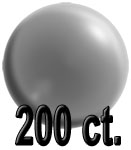 NEW  .43 Cal 200c Bottled Paintballs (White)