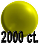 .43 Cal 2000c Bottled Paintballs (Yellow)