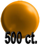 .43 Caliber Plastic BBs (Bag of 500) (Orange)