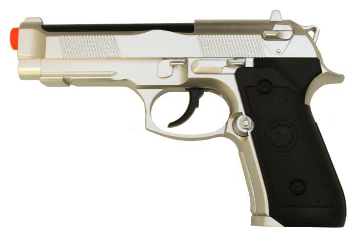 WinGun 302 M9 Gas Airsoft Gun SILVER