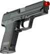 UHC 956B Compact Airsoft Pistol - Black